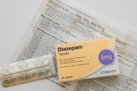 What is Valium? A photo of a box of Diazepam, the clinical name for Valium.